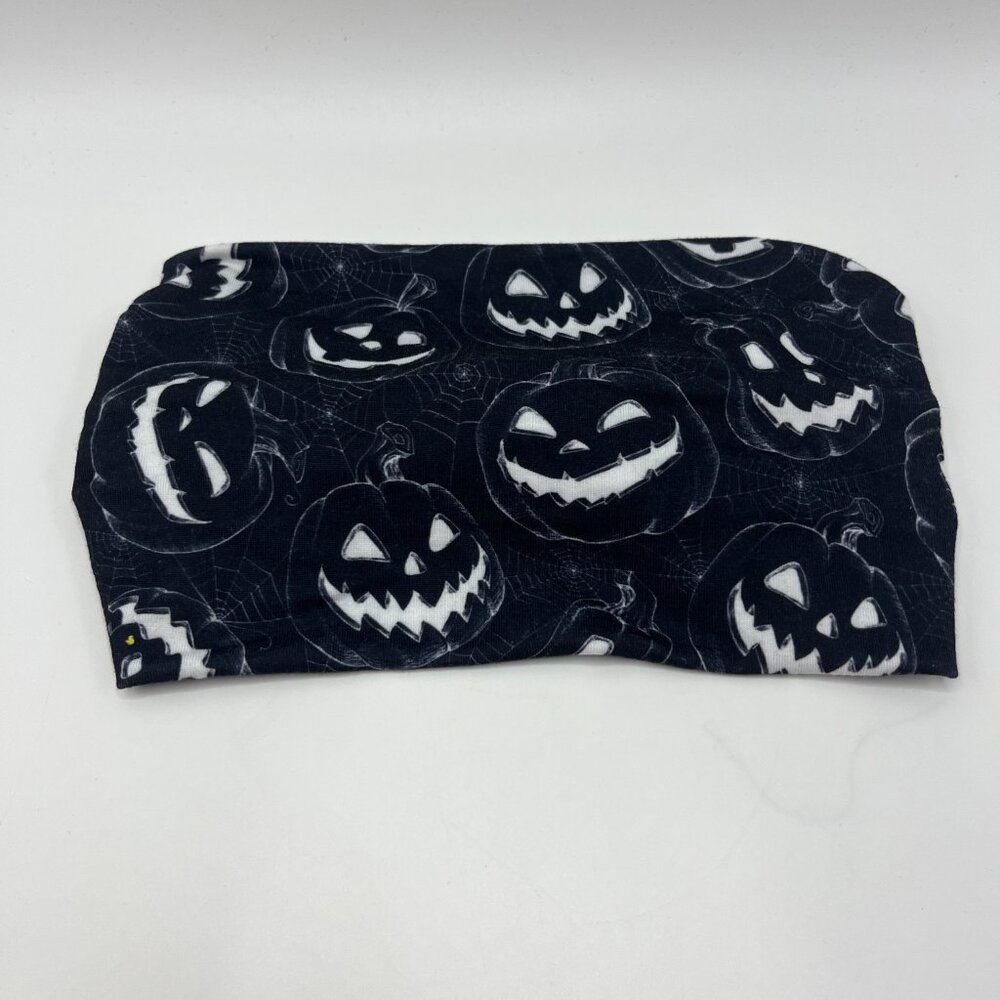 4 Pcs Halloween Headband, Skull Print Headband, Wide Sports Yoga Headscarf - Picture 9 of 11